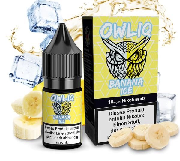 OWLIQ - Banana Ice - Nikotinsalz Liquid - 10mg