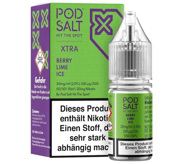 Pod Salt X - Berry Lime Ice - Nikotinsalz - 20mg