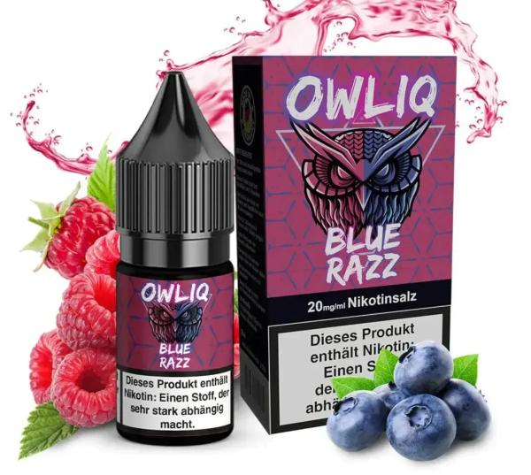 OWLIQ - Blue Razz - Nikotinsalz Liquid - 20mg