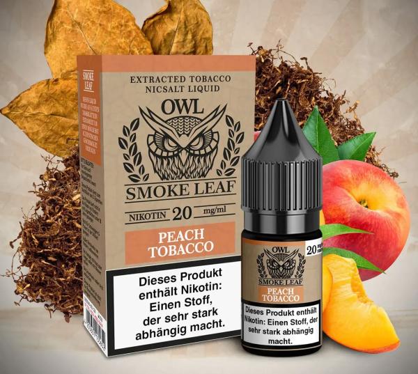 Owl Smoke Leaf - Peach Tobacco - Nikotinsalz Liquid - 20mg