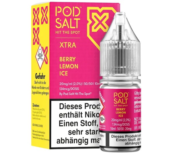 Pod Salt X - Berry Lemon Ice - Nikotinsalz - 20mg