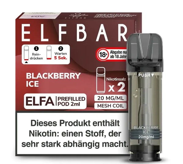 ELFA CP Prefilled Pod Blackberry Ice