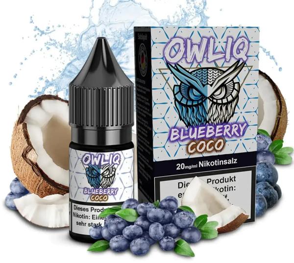 OWLIQ - Blueberry Coco - Nikotinsalz Liquid - 10mg