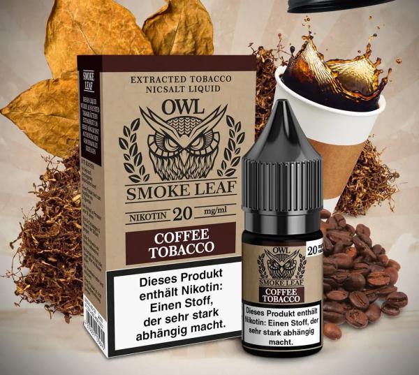 Owl Smoke Leaf - Coffee Tobacco - Nikotinsalz Liquid - 20mg