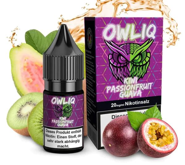 OWLIQ - Kiwi Passionfruit Guava - Nikotinsalz Liquid - 20mg