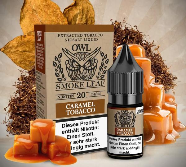 Owl Smoke Leaf - Caramel Tobacco - Nikotinsalz Liquid - 10mg