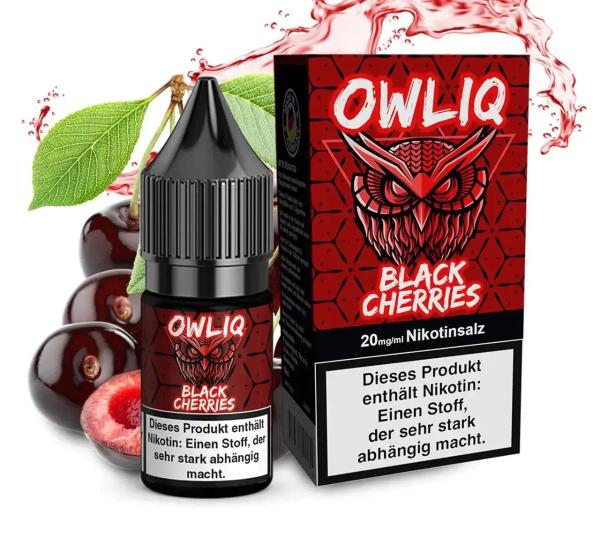 OWLIQ - Black Cherries - Nikotinsalz Liquid - 20mg