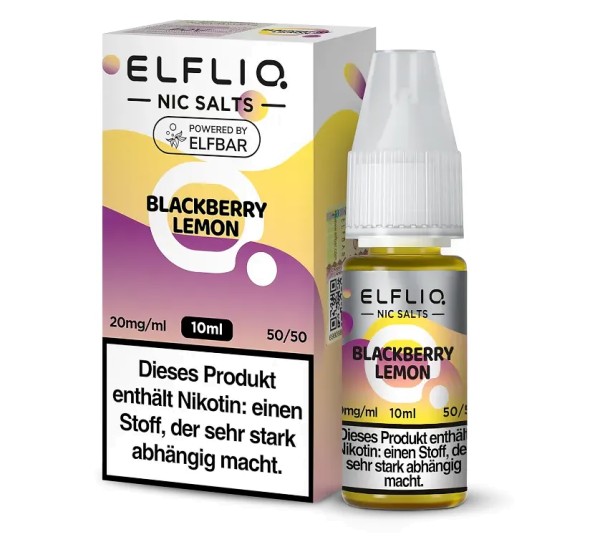 ELFLIQ - Blackberry Lemon - Nikotinsalz Liquid 20 mg/ml