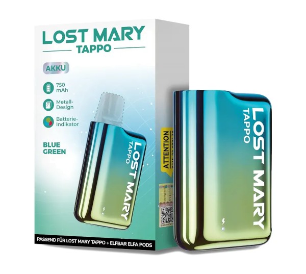 Lost Mary - Tappo Akku - 750 mAh Blue Green