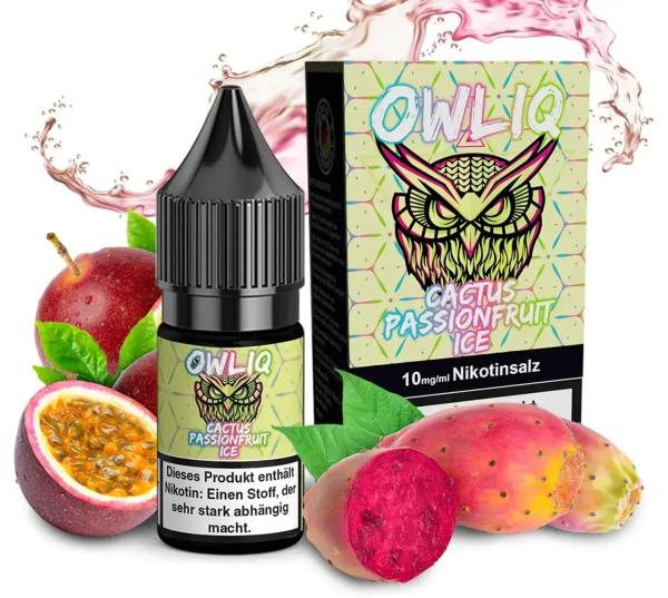 OWLIQ - Cactus Passionfruit Ice - Nikotinsalz Liquid - 10mg