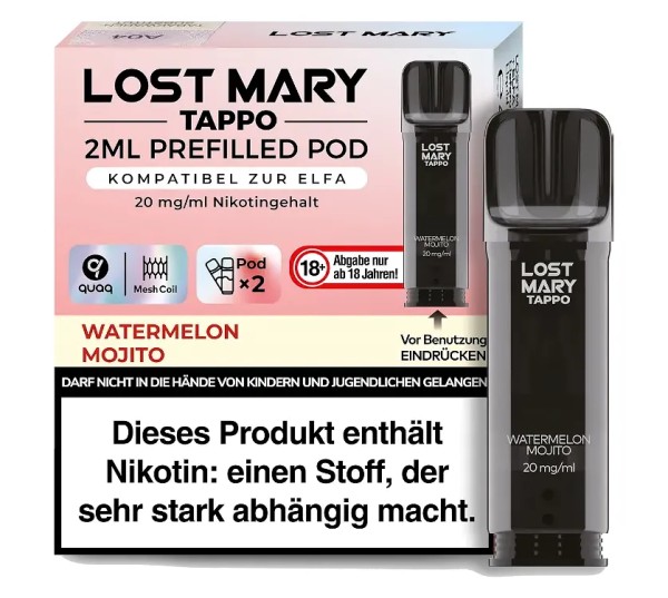Lost Mary - Tappo Pod - Watermelon Mojito