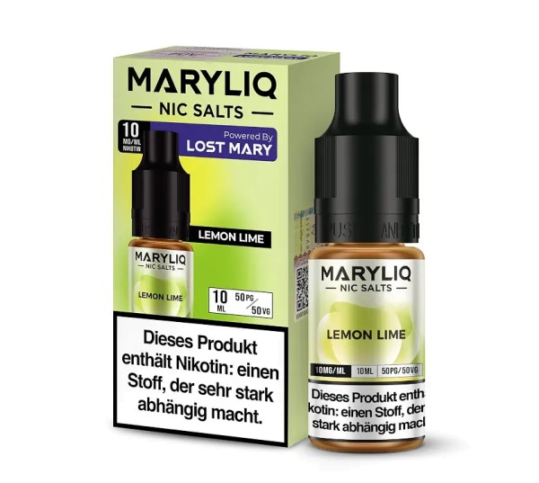 MARYLIQ - Lemon Lime - Nikotinsalz Liquid 10mg