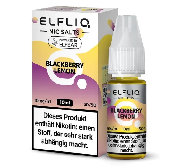 ELFLIQ - Blackberry Lemon - Nikotinsalz Liquid 10 mg/ml